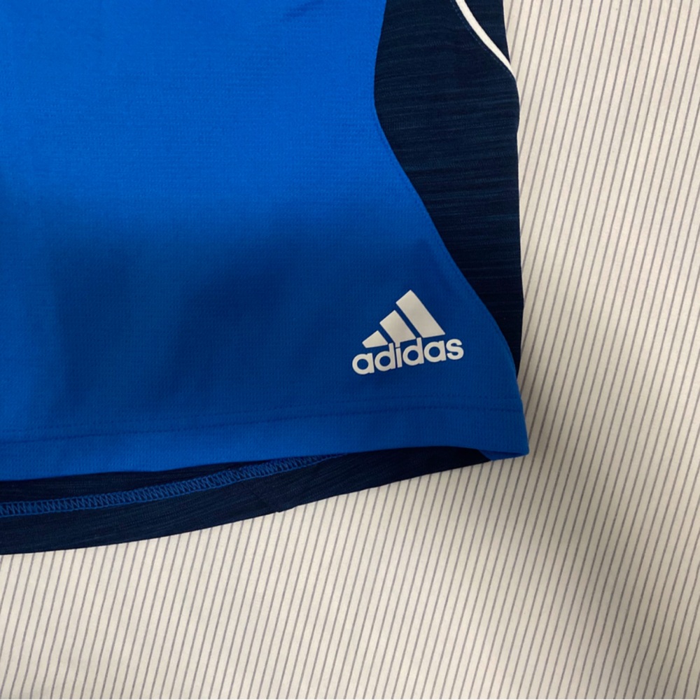 Adidas Men’s Blue Basketball athletic Shorts Large - Picture 2 of 5